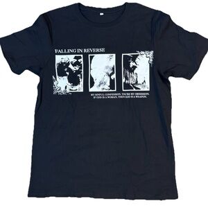 RARE‎ Falling In Reverse God Is A Weapon Ronnie Radke T-Shirt L NEW